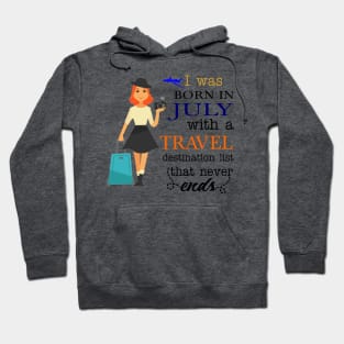 July Birth Month Hoodie